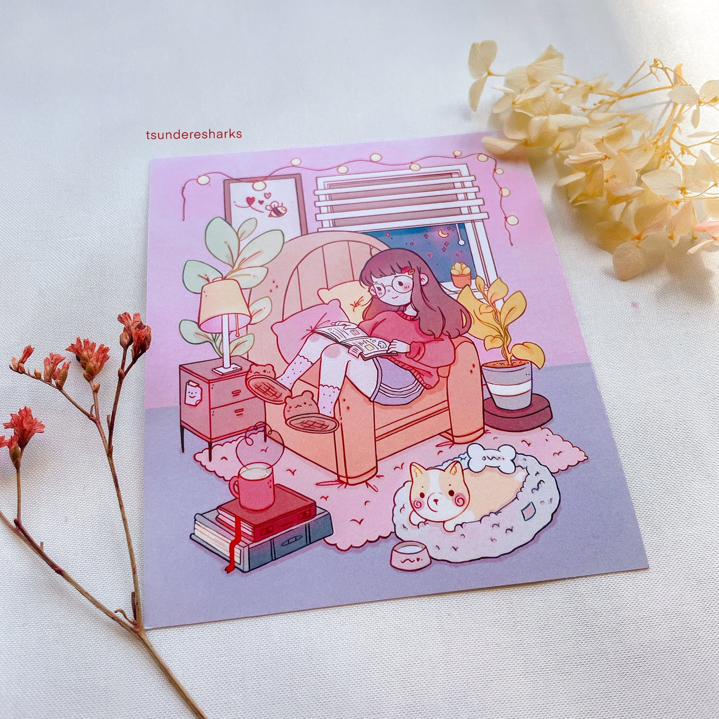 Staying Comfy Art Print