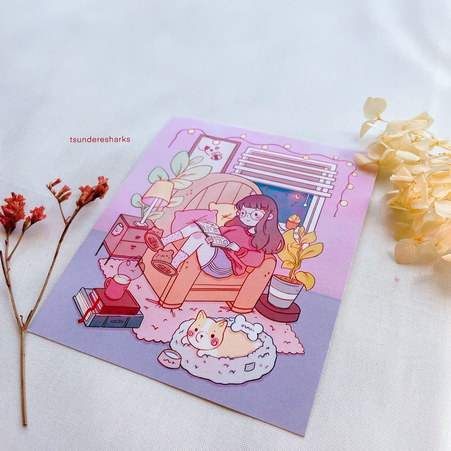 Staying Comfy Art Print