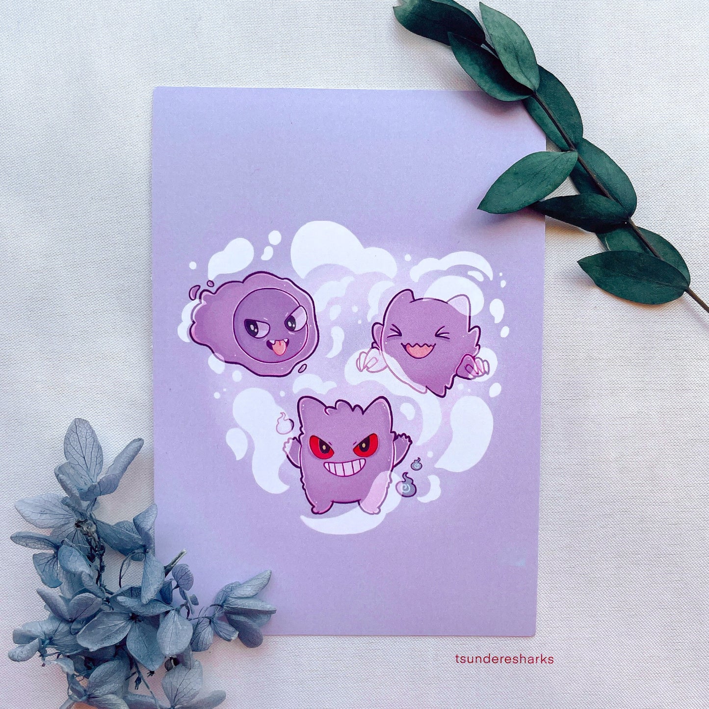 P0kemon Ghosties Art Print