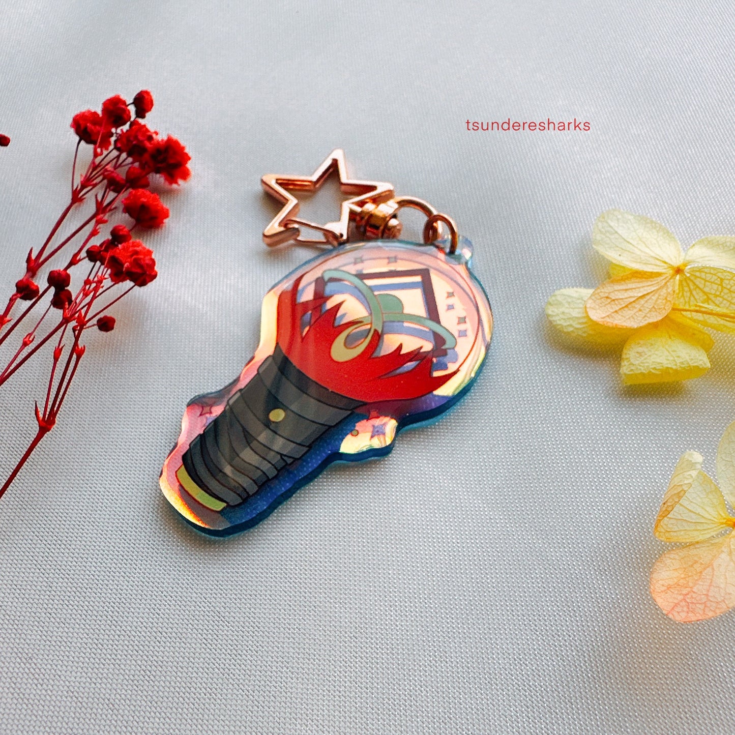 Dream Catcher Holographic Keychain