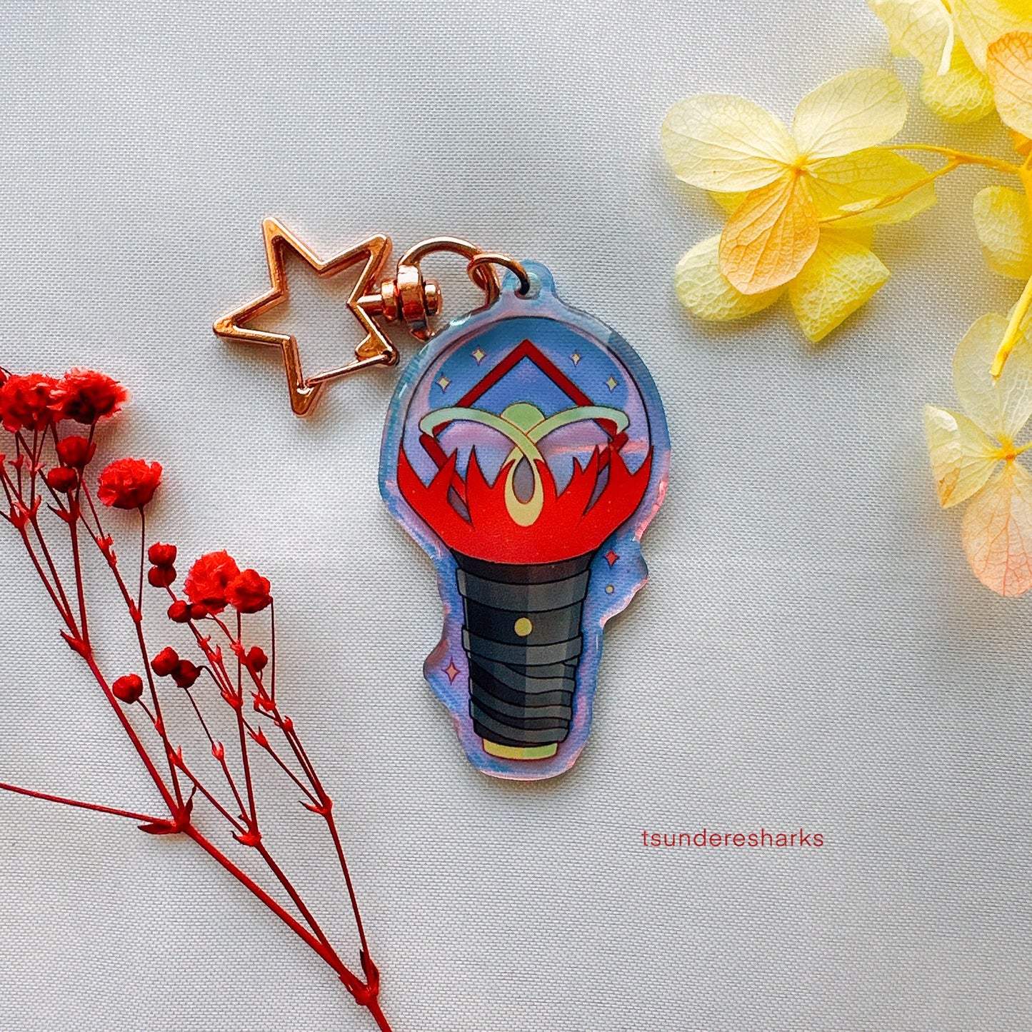 Dream Catcher Holographic Keychain