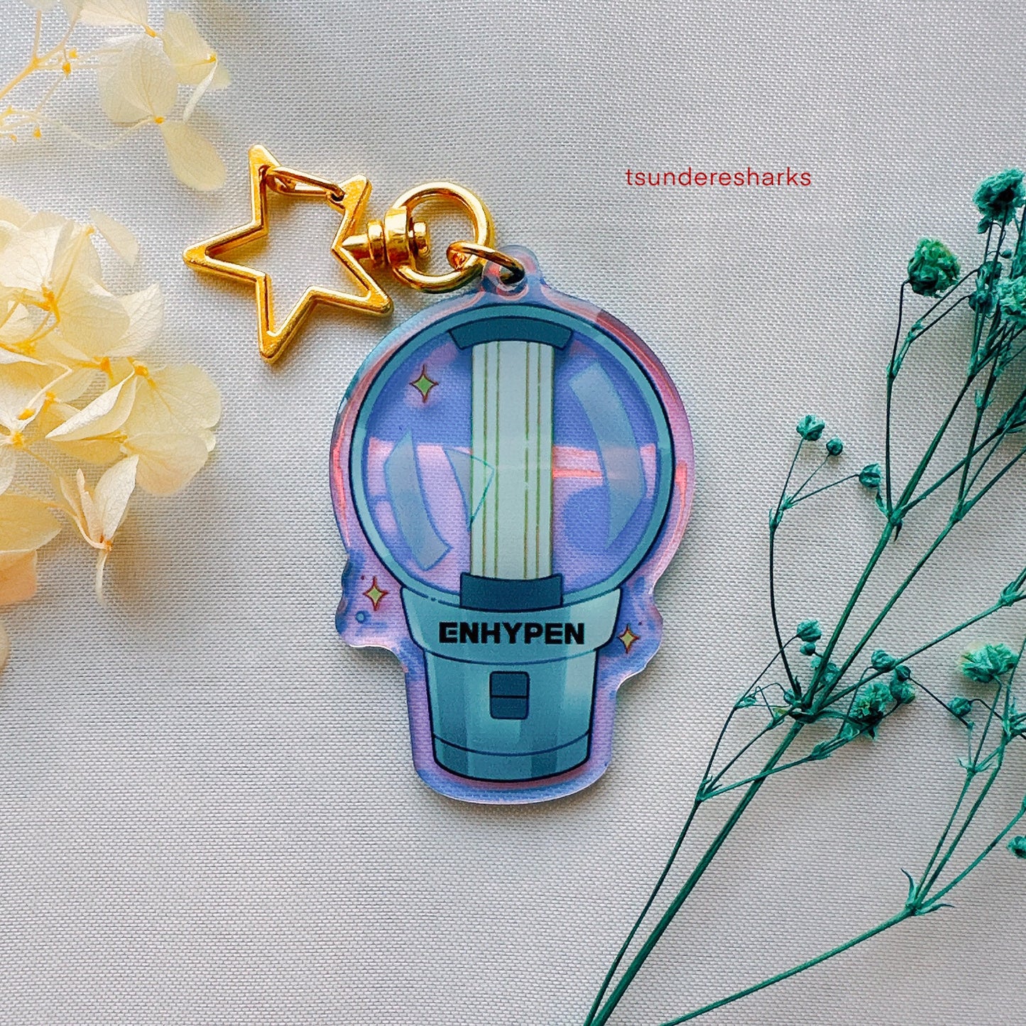 Enhypen Holographic Keychain