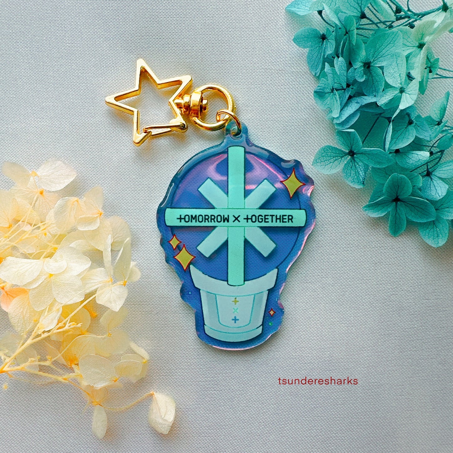 TXT Holographic Keychain