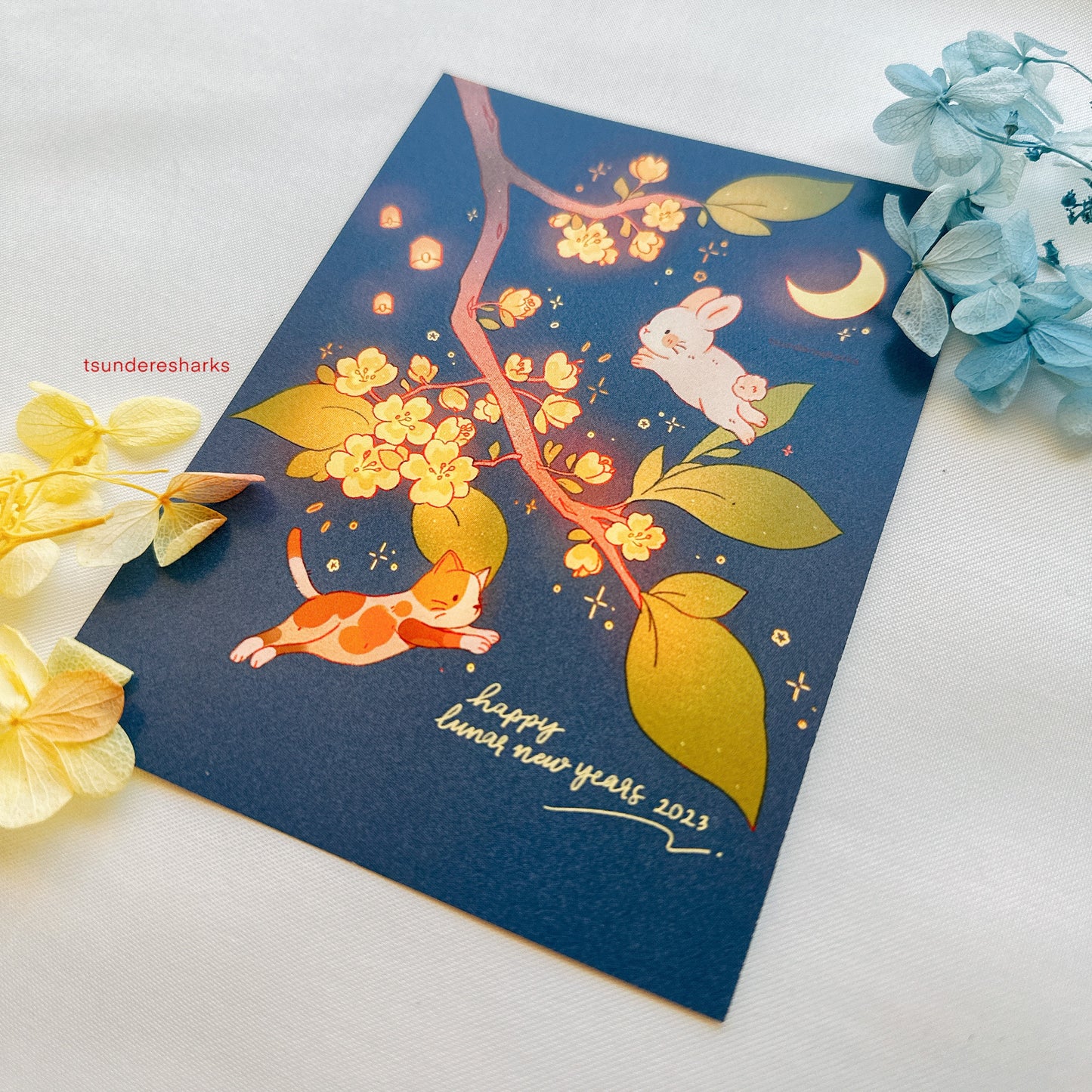 Lunar New Years Rabbit/Cat Print