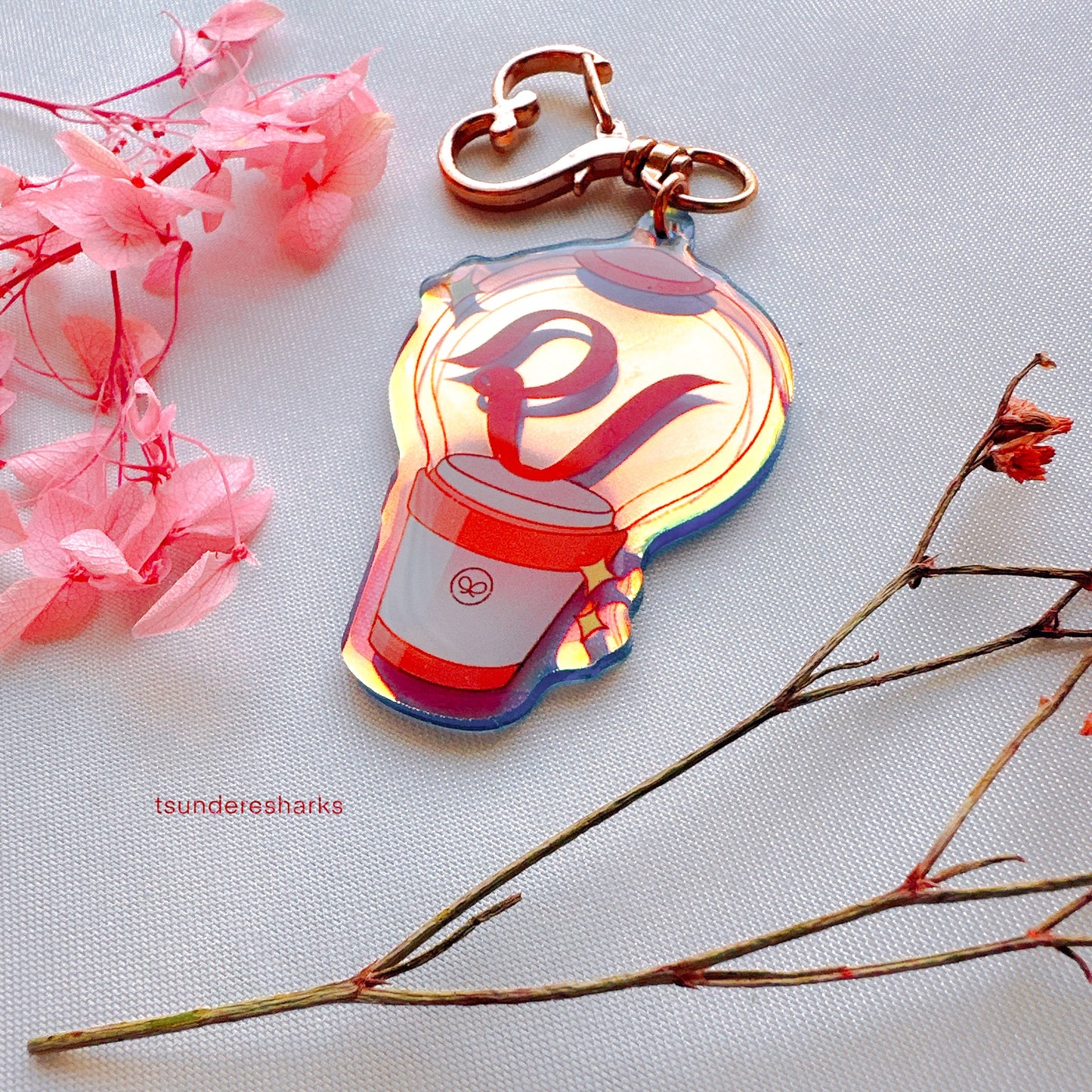 Red Velvet Holographic Keychain