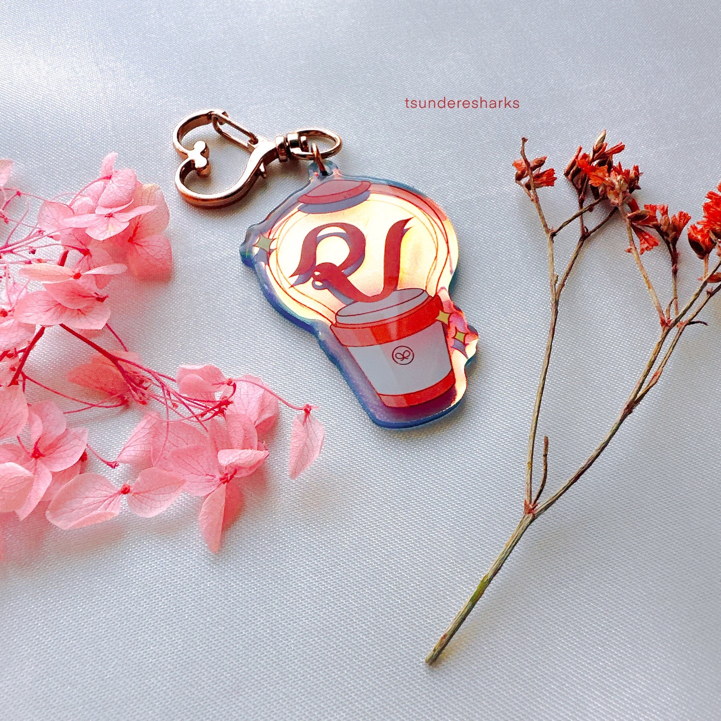 Red Velvet Holographic Keychain
