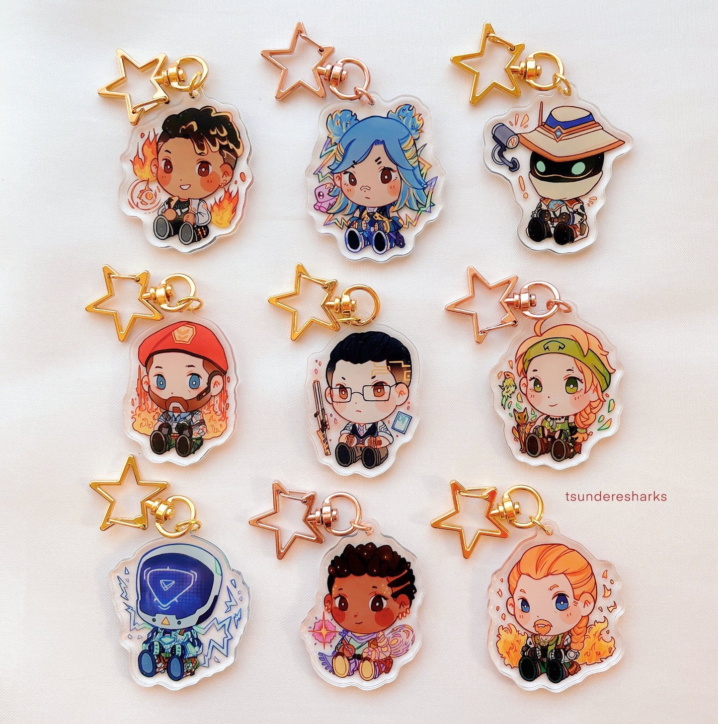 Valo Chibi Babies Keychains