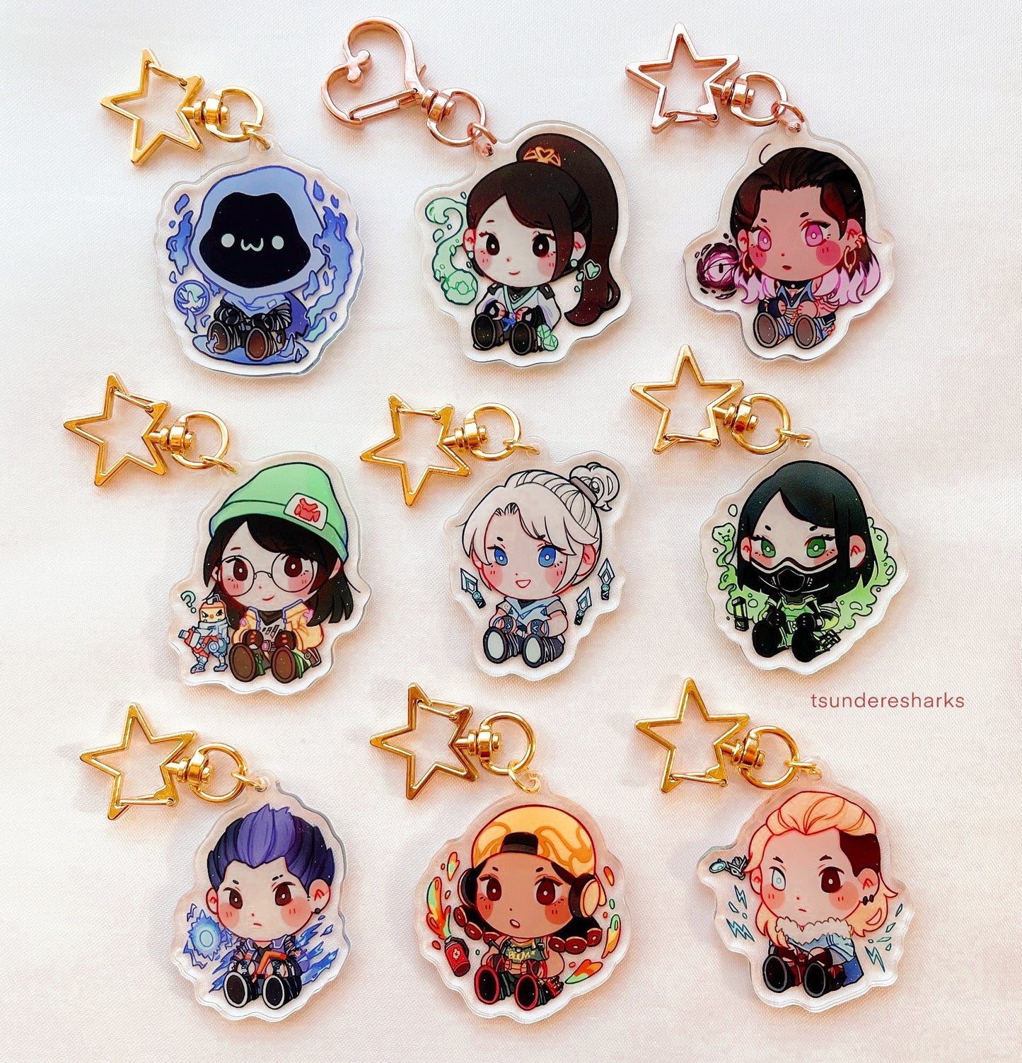 Valo Chibi Babies Keychains